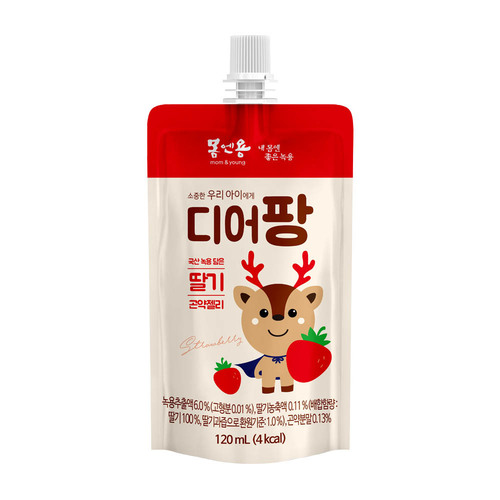 [가정의달특가행사]몸엔용 디어팡 국산 녹용담은 곤약젤리 10개입 1박스+1박스추가증정