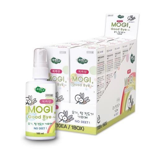 자연으로 지카딘액 모기 굿바이 모기 털 진드기 기피제 무향 100ml