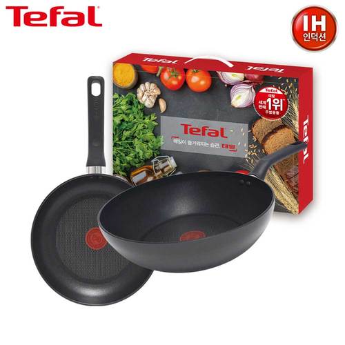 테팔 인덕션 델리커시 티타늄 프라이팬 24cm+멀티팬 28cm TFC-ID4W