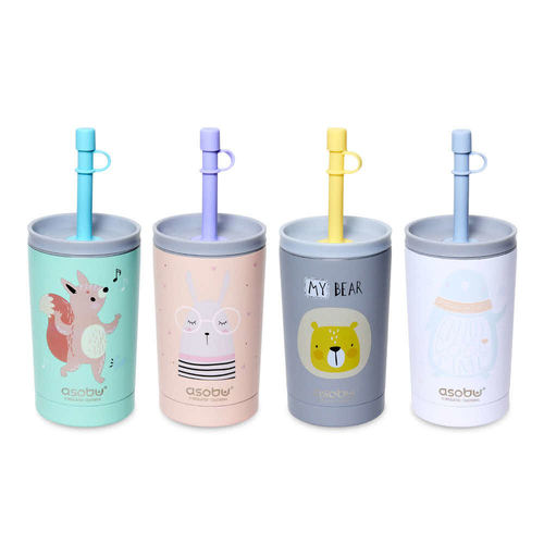 아소부 스텐 진공 보온보냉 텀블러 360ml 미니시피 ICT30C