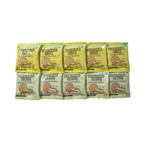 화정당 십원빵 크림치즈 45g (5개) + 슈크림 45g (5개)