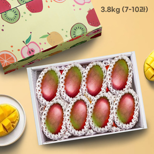 [애플리] 페루 애플망고 3.8kg/7~10과