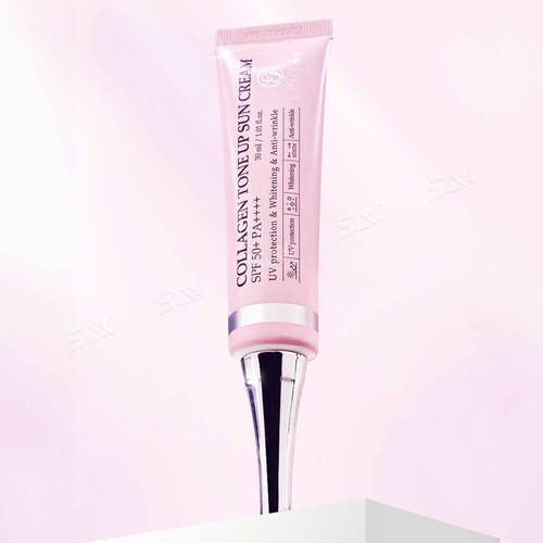[엘루자이] 콜라겐 톤업 선크림 30ml SPF50+,PA++++ 1개