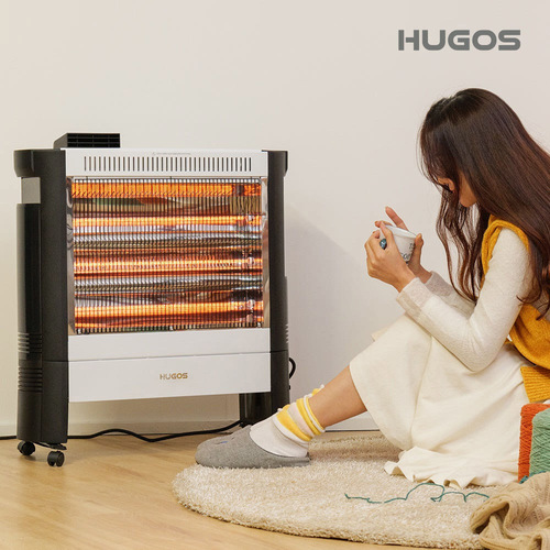 [휴고스] 이동식 전기히터 전기스토브 BHA-C3000 (카본열선/타이머기능/자동전원차단)