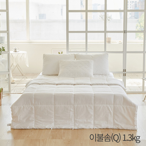 (홈쇼핑히트상품) [라뽐므] 사계절용 라울 60수 100% 호주산 천연양모 이불솜(Q) 1.3kg