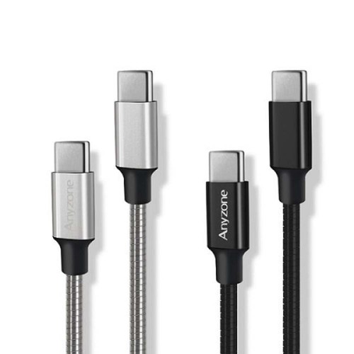 상도아이앤티 애니존 초고속충전 메탈 와이어 데이터 케이블 C to C(ANY-WB12M-CTC/ANY-WS12M-CTC)