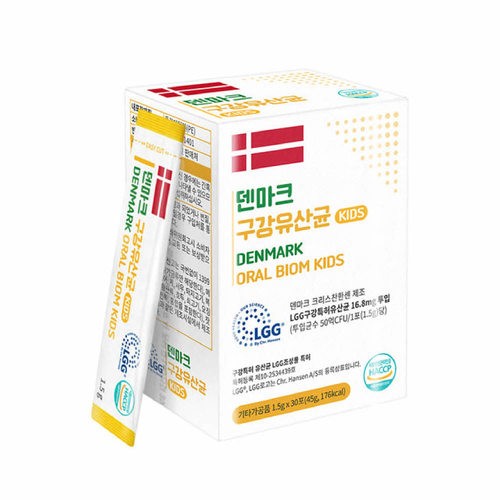덴마크 구강유산균 키즈 1.5g / 60포
