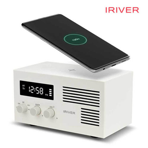 아이리버 고속무선충전시계 스피커 DESK ISW-RS01