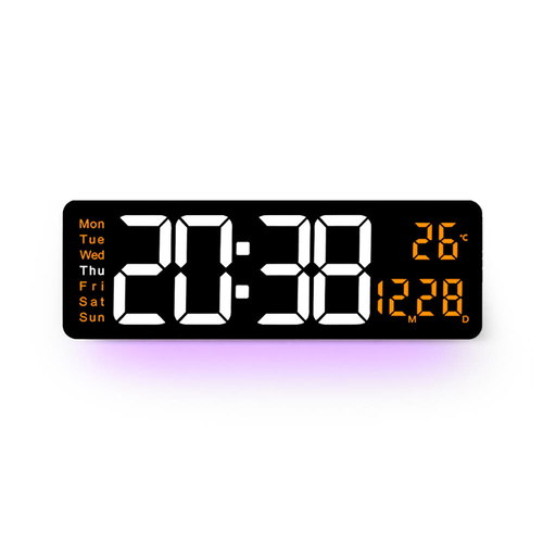[베오라] 모던 스퀘어 LED 벽시계 B-6658NWO