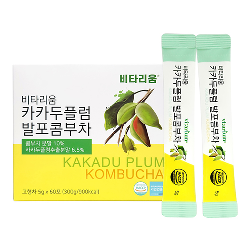 비타리움 카카두플럼 콤부차 60스틱 (트라이탄 보틀 포함)