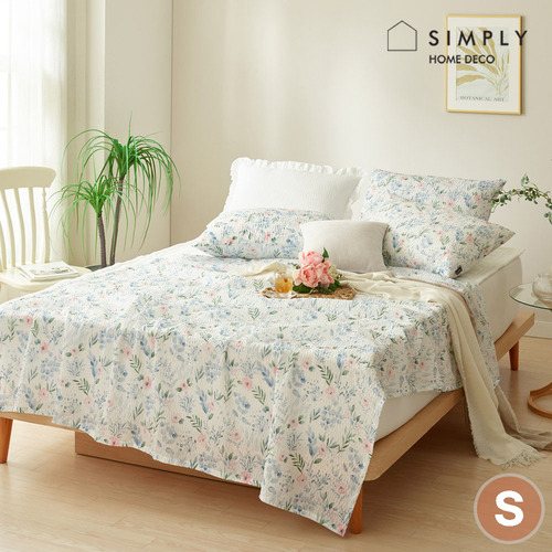 [simply home] 심플리홈 알로하 시어서커 여름 홑이불 S/비닐포장