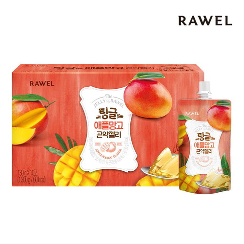 로엘 애플망고 곤약젤리 1,300g (130g x 10팩)