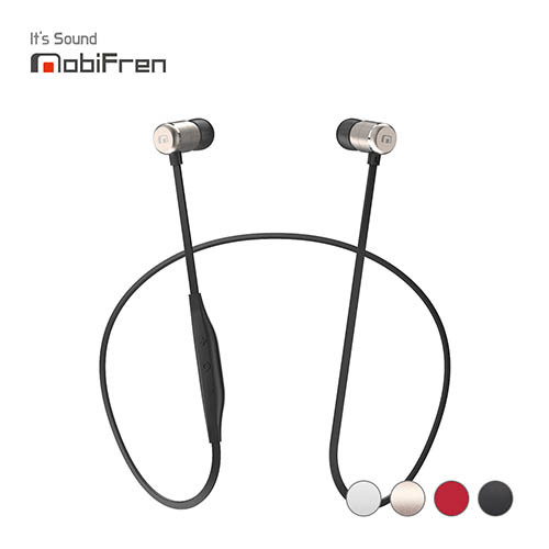 [모비프렌] 블루투스 이어폰 MFB-E7100(이어폰 본체,사용설명서,충전케이블,이어버드)