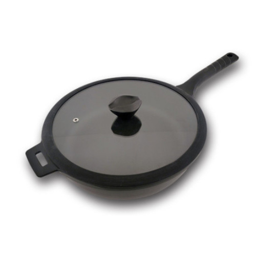 BAF 바프 멀티 IH 소태팬 28cm 블랙(뚜껑포함)
