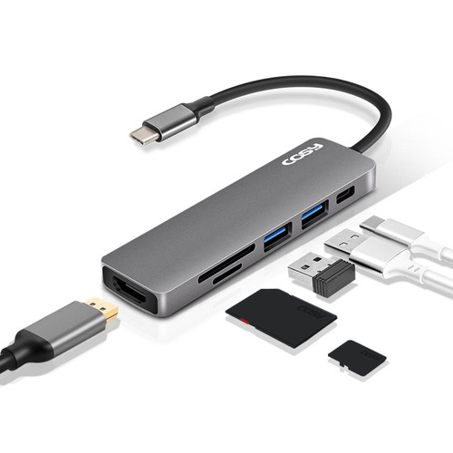 코시 솔라 타입C 멀티스테이션(HDMI,USB3.0x2,SD/TF리더,PD) DS2081UHC