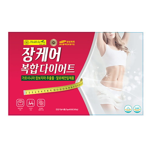 헬스포유 장케어 복합다이어트 5g x 10포 x 6개 (2개월분)