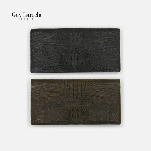 Guy Laroche 기라로쉬 카이망 리얼 악어가죽 장지갑 300-035-70