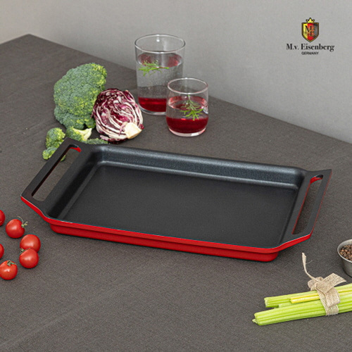 아이젠베르그 에스트 IH FULL 인덕션 사각 Griddle 팬 43cm