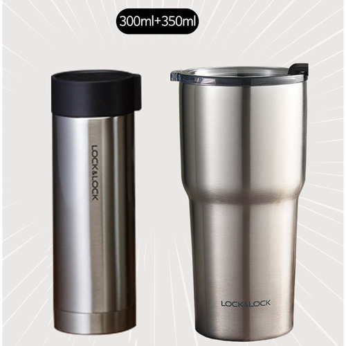 락앤락 커피한잔 패션,스윙 텀블러 세트(300ml,350ml)