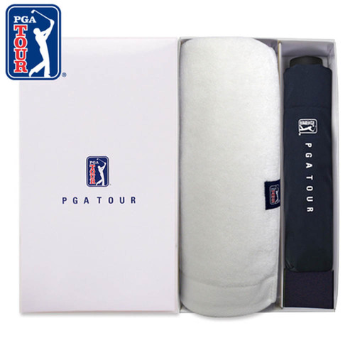PGA 3단수동무지+260g 코마사타올 세트 x 30ea