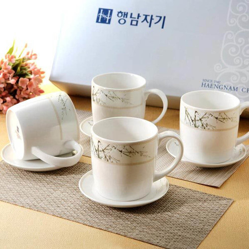 [행남자기] 경복궁 4인조 커피머그세트