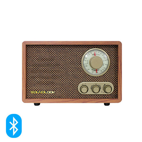 [사운드룩] 레트로 BT스피커 라디오 SL-BR100