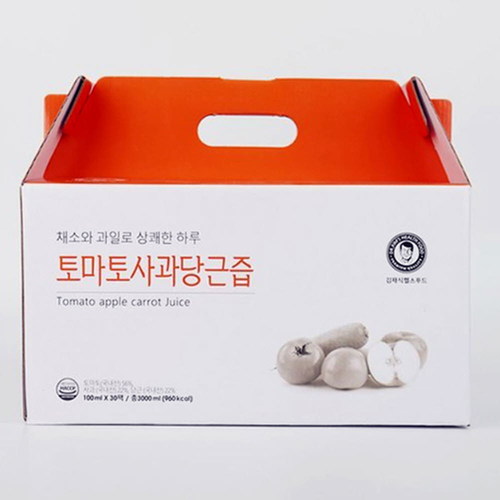 김재식헬스푸드 토마토사과당근즙 100ml* 30팩
