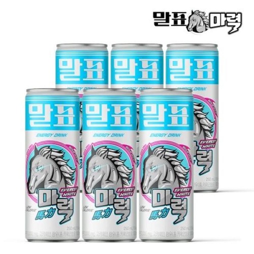 말표 마력 에너지드링크 에베레스트 화이트 250ml x 6개입