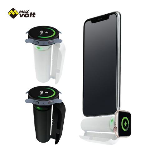 맥스볼트 B1 스마트워치 무선충전 겸용 도킹형 보조배터리 4500mAh