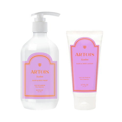 [아르투아] 스칼렛 핸드앤 바디로션 140ml + 바디워시 500ml 1개 세트