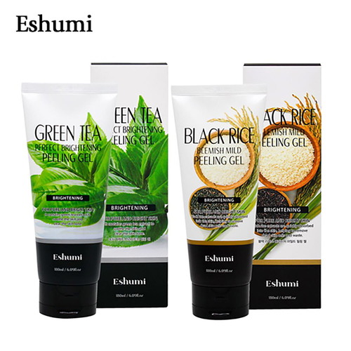 [애슈미] 녹차 퍼펙트 브라이트닝/블랙라이스 블레미쉬 마일드 필링젤 180ml x 2개 (택1)