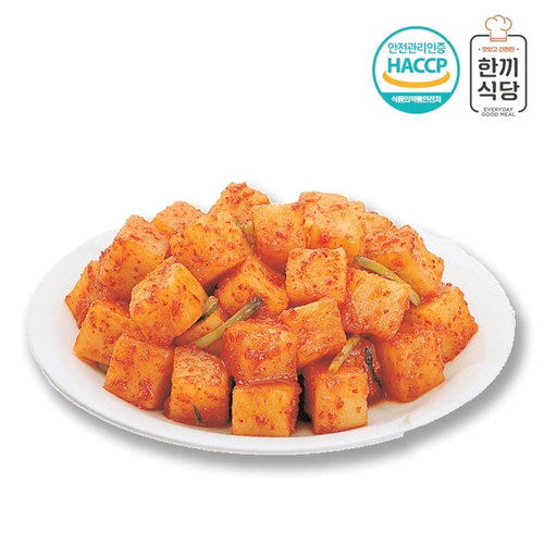한끼식당 우리 농산물 100% 깍두기3kg