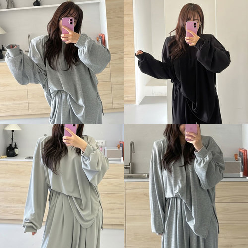 더룩 찰랑 박시 무드티