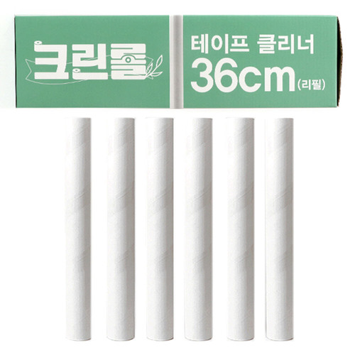 크린롤 초대형 36cm 돌돌이 리필 60매 x 6개 세트