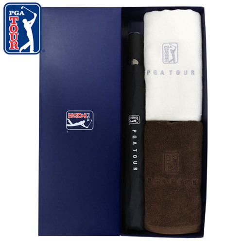 PGA 2단자동 무지+150g 면사타올 2P 세트 x 30ea
