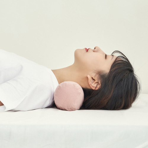 잠스쿨 원형 경추베개 미니