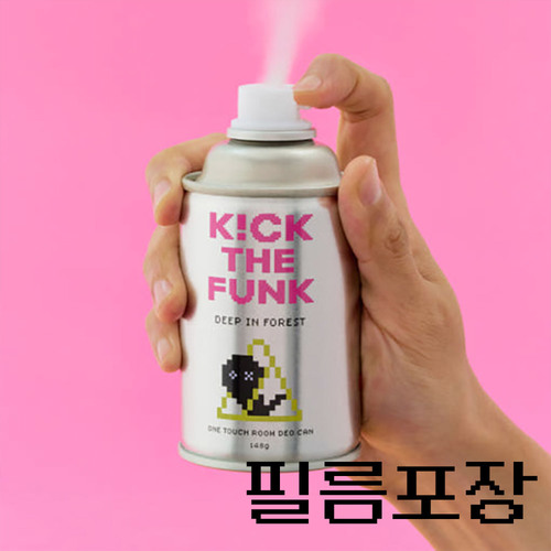 킥더펑크 원터치 룸 데오 캔 탈취제 딥인포레스트 (수축필름 ver)