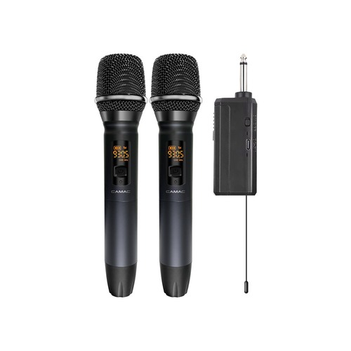 2채널 무선마이크 CMK-215 앰프용 행사용 강의용 간편한 수신기