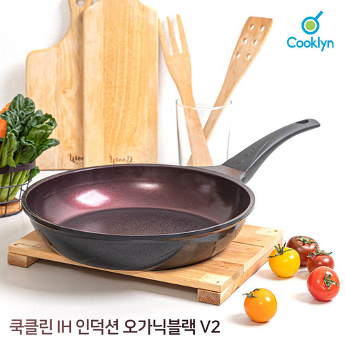 [쿡클린] IH 인덕션 오가닉블랙 v2 후라이팬 28cm