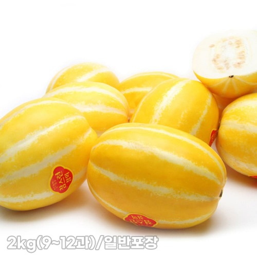 [더기다림] 맛좋은 성주참외 2kg(9~12과)/일반포장