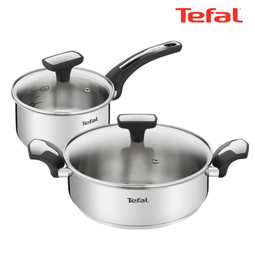 테팔 팬&냄비 IH 뉴이모션 2종세트 (편수냄비 16cm + 전골냄비 24cm) NEM_SPT16_HP24