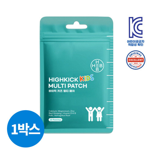 HEB 햅 하이킥 키즈 멀티 패치 20개입 1박스