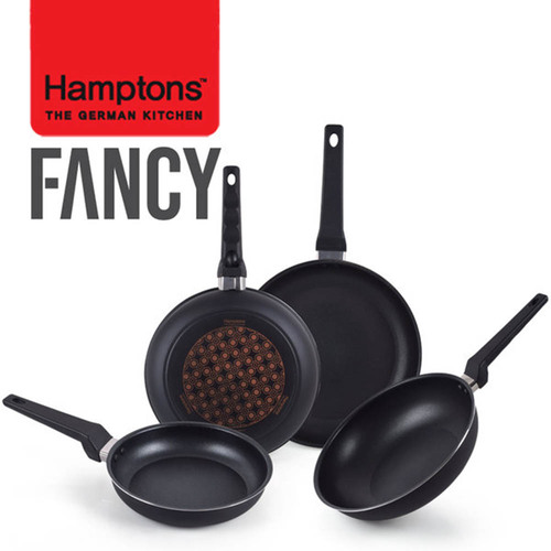 [Hamptons] 독일 햄튼 팬시 다이아몬드 5중코팅 후라이팬 20F+26F+28F+28W 4종세트 HFF-F4PS