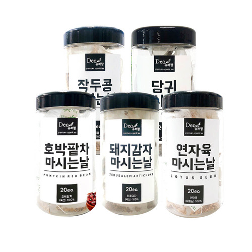 차마시는날 5종 F(당귀차+작두콩차+연자육차+돼지감자차+호박팥차)