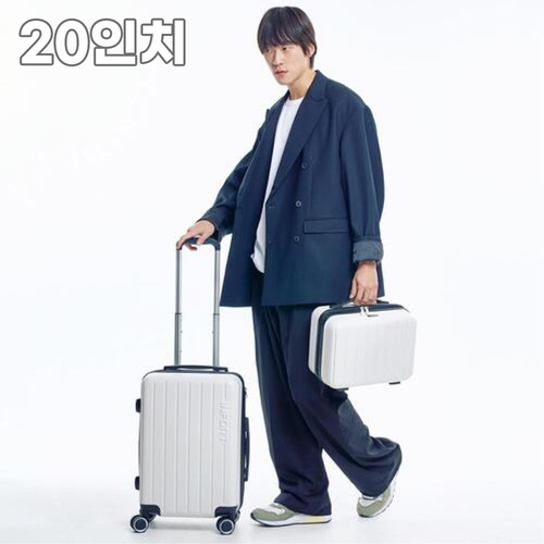 [인포트] 엣지 크림 화이트 20인치 캐리어 333W20