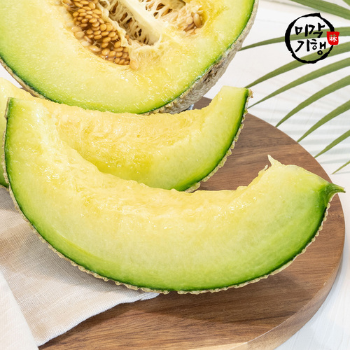 [미각기행] 과육이 부드러운 고당도 국내산 머스크메론 2kg (1수)