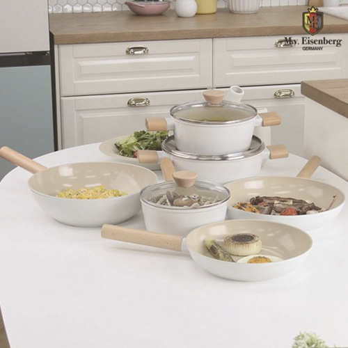 아이젠베르그 쿠헨바움 IH 세라믹 6종세트(18cm편수,20cm양수,24cm곰솥,24cm후,28cm후,28cm궁중팬)