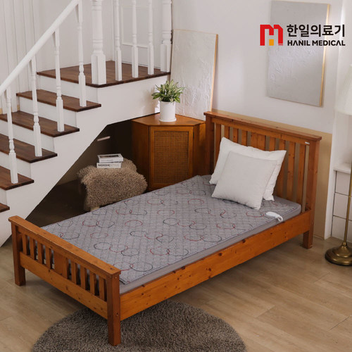 [한일의료기] 웰빙 오보석 탄소매트 - 오보석+자석(싱글)