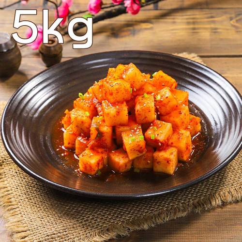 [집밥먹자] 국내산 재료로 만든 깍두기 5Kg