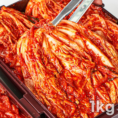 국내산 100% 포기김치 매일 신선하게 담근 전라도 김장김치 1kg